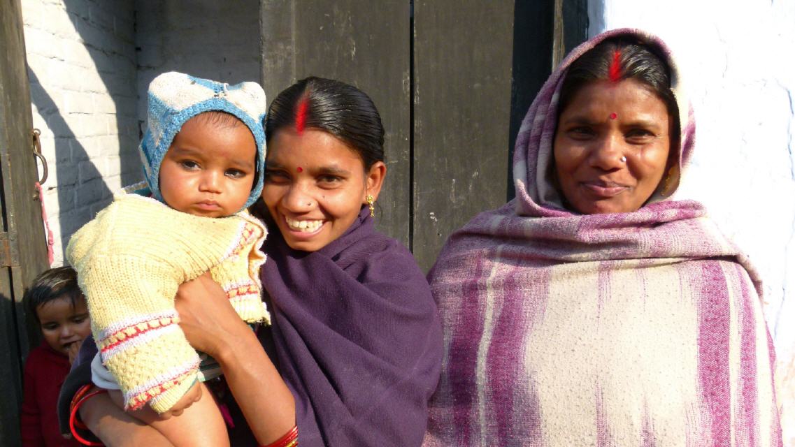 Enkel-Tochter-Mutter in Patna